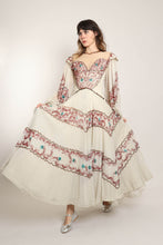 40s Beaded Chiffon Gown