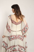40s Beaded Chiffon Gown