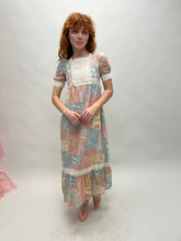 70s Marbled Prairie Dress