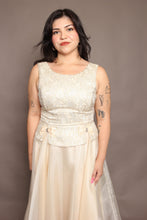 90s Organza Dress With Sash