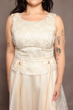 90s Organza Dress With Sash