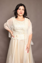90s Organza Dress With Sash