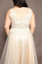 90s Organza Dress With Sash