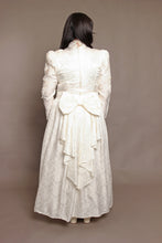 80s Edwardian Wedding Dress