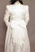 80s Edwardian Wedding Dress