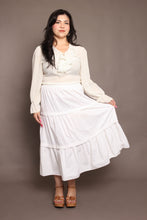 90s Cotton Peasant Skirt