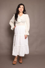 90s Cotton Peasant Skirt