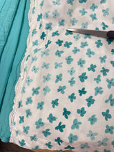 50s Teal Floral Dress