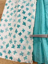 50s Teal Floral Dress