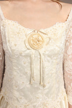 80s Rosette Wedding Mini Dress