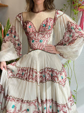 40s Beaded Chiffon Gown