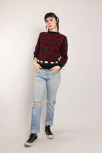 70s Alphabet Sheep Sweater