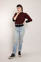 70s Alphabet Sheep Sweater