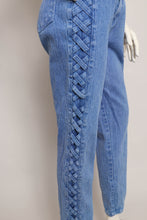 90s Braided Jeans - 27x28
