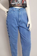 90s Braided Jeans - 27x28