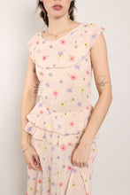 40s Floral Cotton Dress
