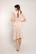40s Floral Cotton Dress