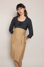 60s Silk Rosette Dress Set