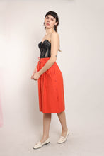 70s Orange Gucci Skirt