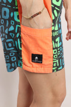 80s Dayglo Beach Shorts