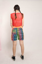 80s Dayglo Beach Shorts