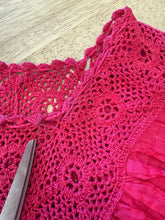 90s Crochet Gauze Dress