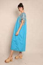 90s Blue Oaxacan Dress