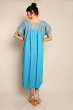 90s Blue Oaxacan Dress