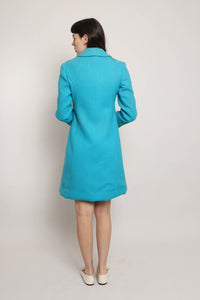 80s Pendleton Dress & Coat Set