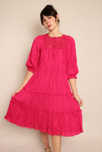 90s Crochet Gauze Dress