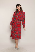 80s Tartan Plaid Dress