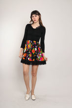 60s Floral Fringe Dress