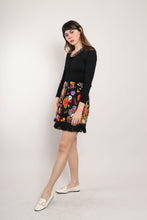 60s Floral Fringe Dress