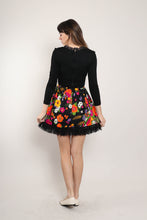 60s Floral Fringe Dress