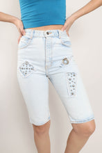 80s Studded Jean Shorts