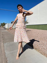 40s Floral Cotton Dress