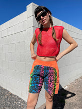80s Dayglo Beach Shorts