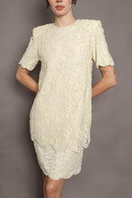 80s Pearl Beaded Dress