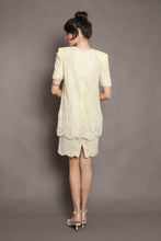 80s Pearl Beaded Dress