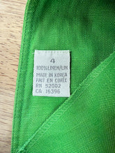 90s Green Linen Dress