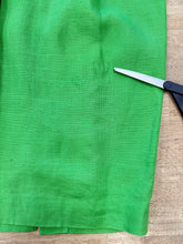 90s Green Linen Dress