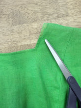 90s Green Linen Dress