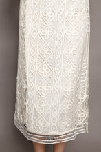 90s Silk Lace & Ribbon Trim Dress