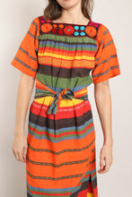 70s Striped Tapestry Dress