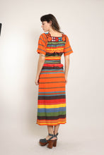 70s Striped Tapestry Dress