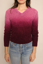 80s Purple Gradient Sweater