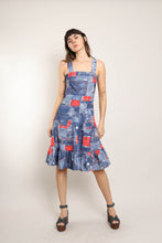 70s Denim Patchwork Dress