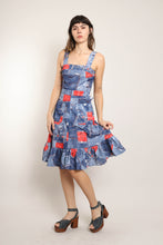 70s Denim Patchwork Dress
