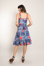 70s Denim Patchwork Dress