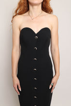 80s Strapless Sweetheart Dress